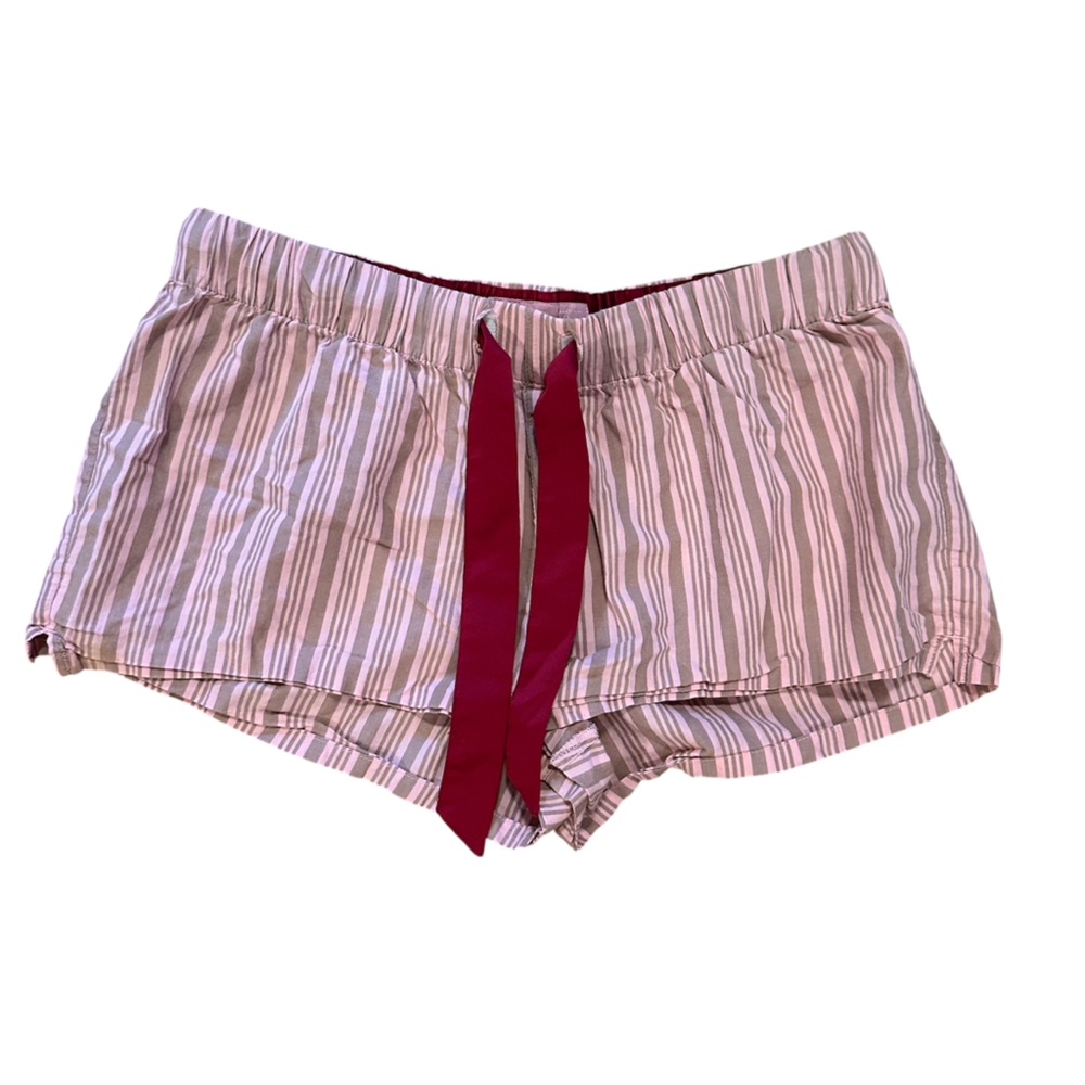 Xhilaration Y2K Striped Lounge wear  Shorts with Red Accents